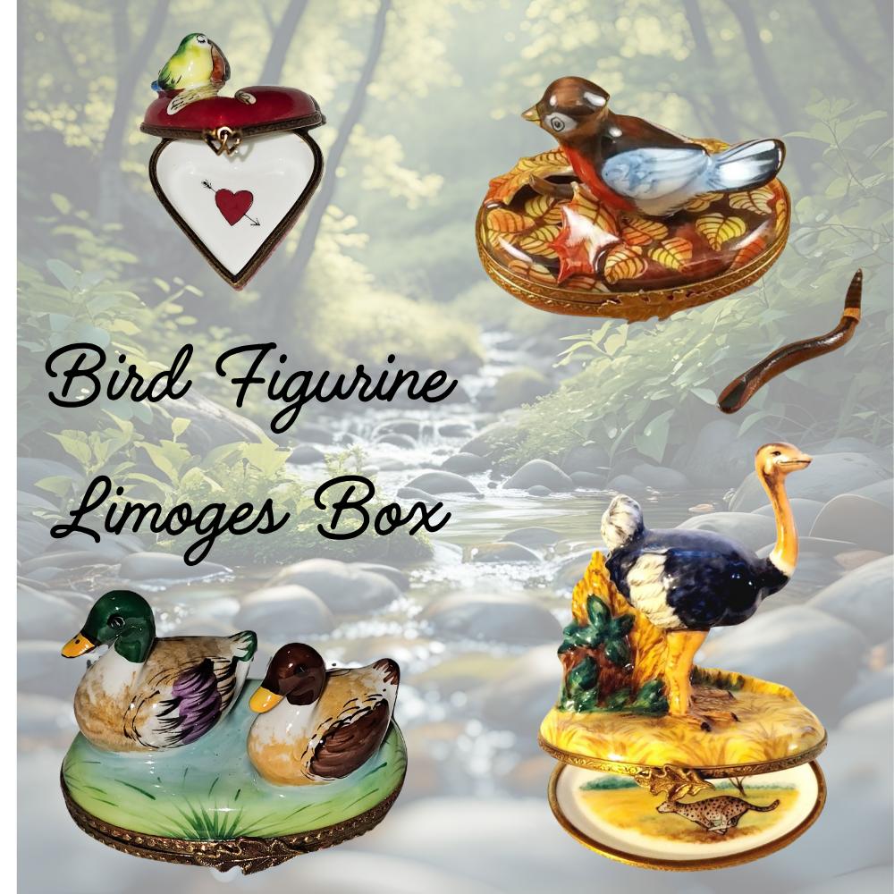 Collectible Bird Figurine Limoges Trinket Boxes | Limoges Box