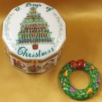 Christmas Limoges Boxes-Limoges Box Boutique Porcelain Gifts Hand-Painted