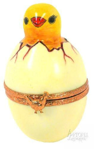 Little Chick Bird Limoges Box-Easter Bird Chick Limoges Boxes-Limoges Box Boutique