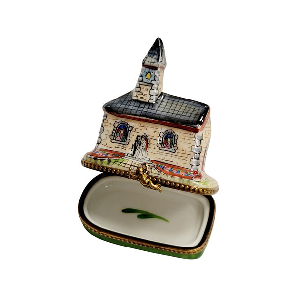 Church Porcelain Limoges Trinket Box