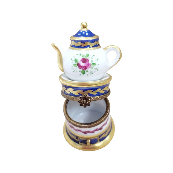 Flower Teapot Coffee Pot Porcelain Limoges Trinket Box