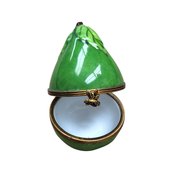 Pear Porcelain Limoges Trinket Box