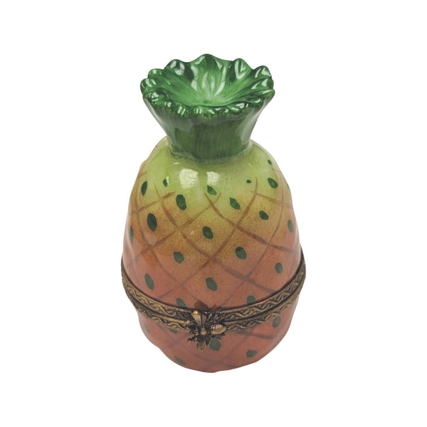 Pineapple Porcelain Limoges Trinket Box