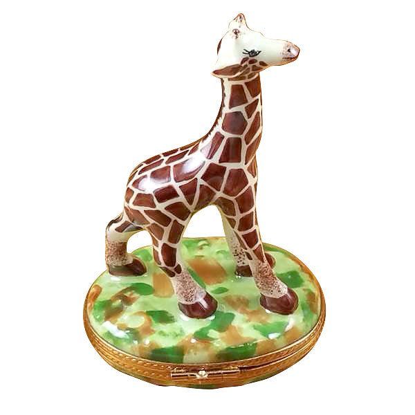 Giraffe Limoges Porcelain Box