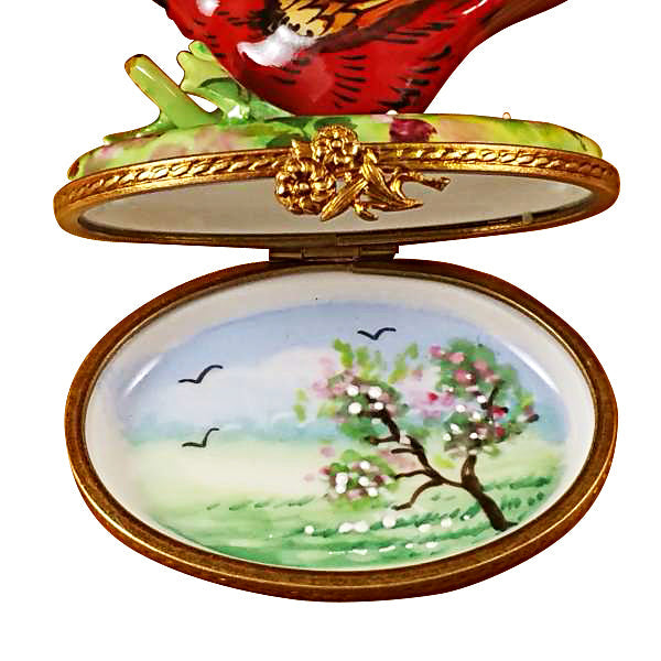 CardinalSpring Limoges Porcelain Box