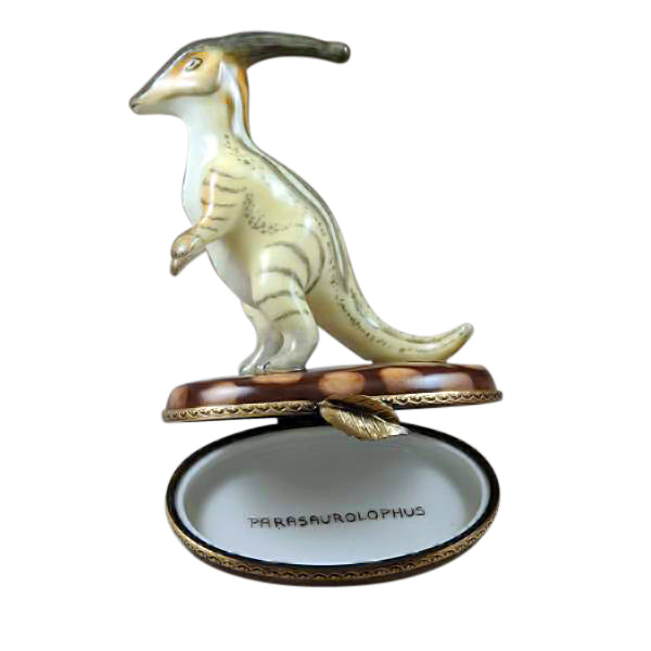 Parasaurolophus Hammerhead Dinosaur Limoges Porcelain Box