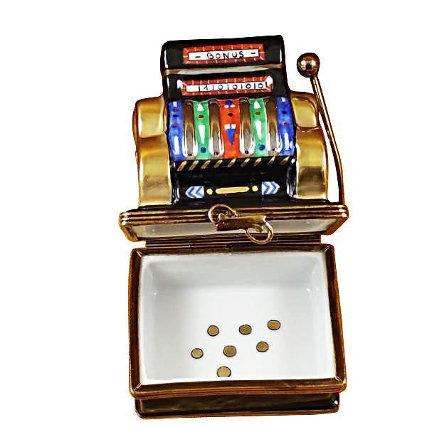 Jackpot Slot Machine Limoges Porcelain Box