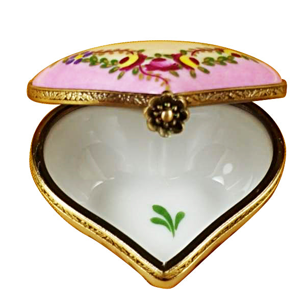 Heart Love Always Limoges Porcelain Box