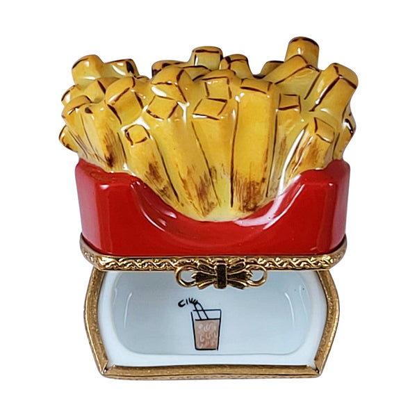 French Fries Limoges Box Porcelain Figurine