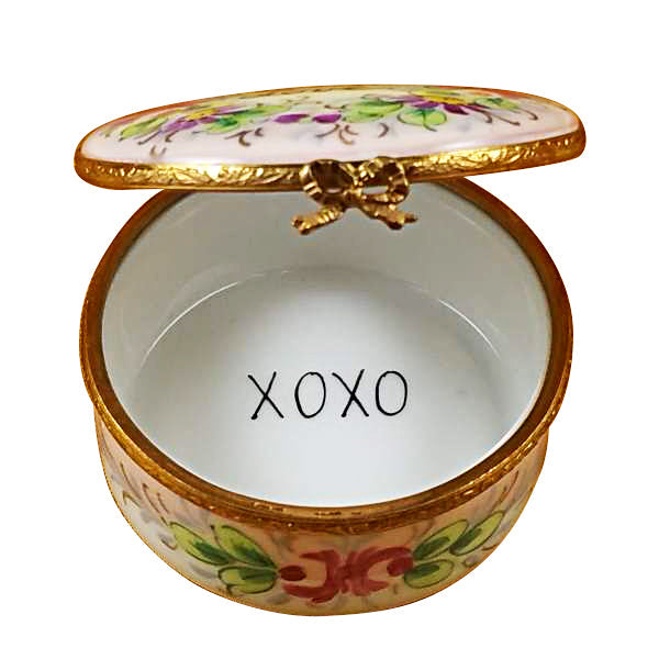 Round With Love Studio Collection Limoges Porcelain Box
