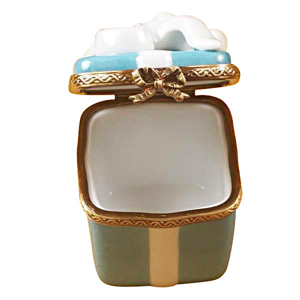 Tiffany Blue Gift Box Limoges Porcelain Box