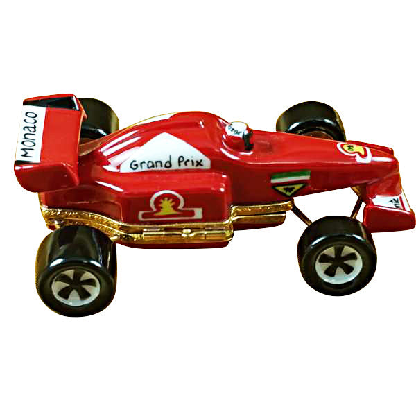 Formula One Race Car Limoges Porcelain Box