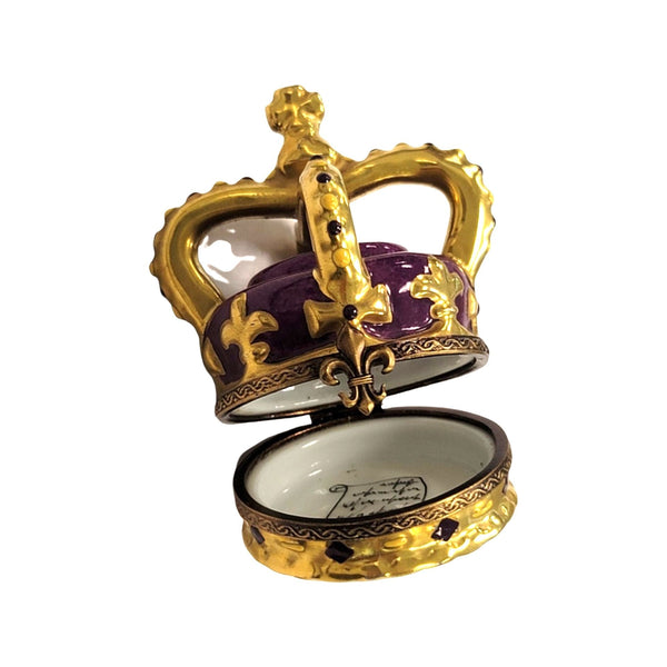 Royal Crown Porcelain Limoges Trinket Box