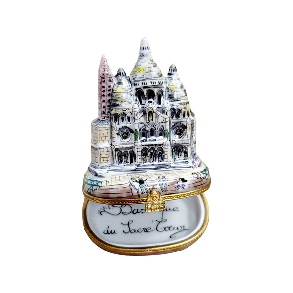 Sacre Coeur France French Basilica Porcelain Limoges Trinket Box