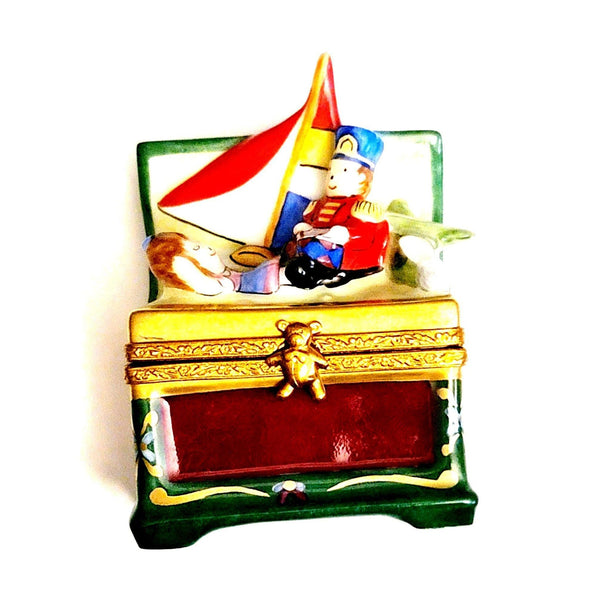 Childs Toy Filled w Toys Christmas Limoges Box
