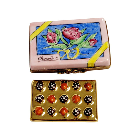 of Chocolates Cherries Gift Porcelain Limoges Trinket Box