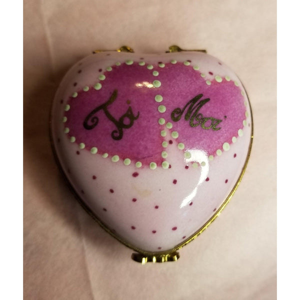 Pink Heart Moi Toi Valentine No. 1 of 750 Limoges Box