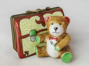 Teddy Bear w Suitcase