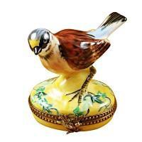 Wild Birds Limoges Boxes-Limoges Box Boutique Porcelain Gifts Hand-Painted