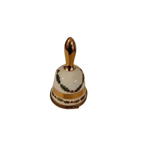 1993 Holiday Porcelain Bell Porcelain Limoges xmas theme French Trinket Box