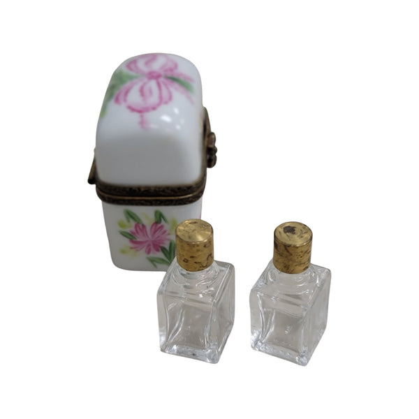 Pink Perfume Limoges Box Elegance Porcelain Limoges Perfume French Trinket Box