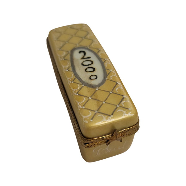 2000 Luxury Champagne Box Porcelain Limoges wine French Trinket Box