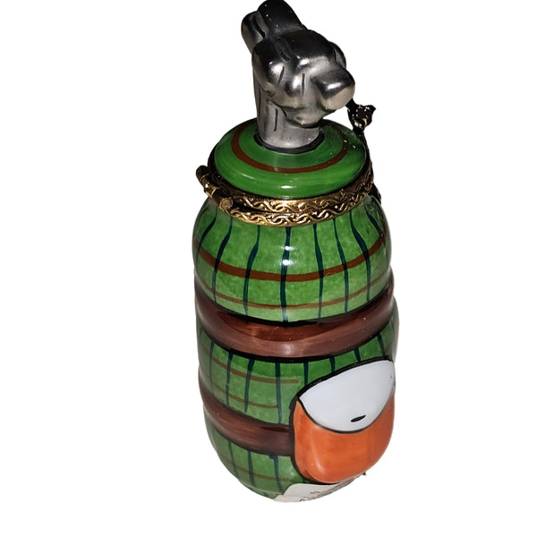 Charming Golf Bag Limoges Box Porcelain Limoges sports French Trinket Box