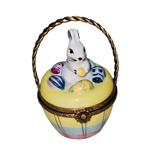 Easter Bunny Treasure Box Porcelain Limoges easter rabbit French Trinket Box