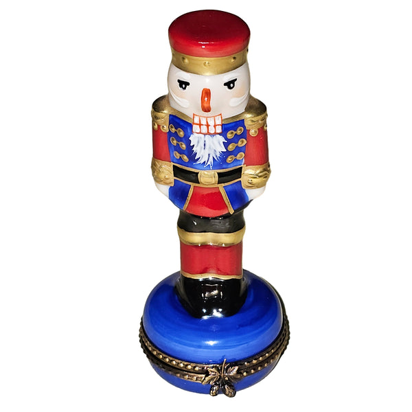 Nutcracker Holiday Limoges Treasure Porcelain Limoges Nutcracker xmas French Trinket Box