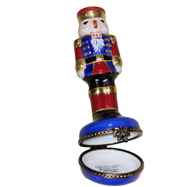 Nutcracker Holiday Limoges Treasure Porcelain Limoges Nutcracker xmas French Trinket Box