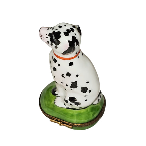 Dalmatian Dog Limoges Box Porcelain Limoges dog French Trinket Box