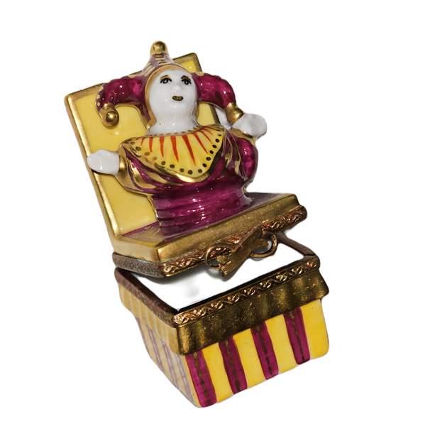 Jester Whimsy Limoges Box Porcelain Limoges kids Travel French Trinket Box