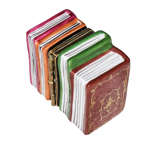 Literary Elegance Limoges Box Porcelain Limoges Book French Trinket Box