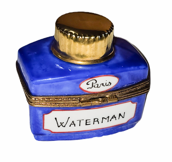 Elegant Limoges Ink Bottle Porcelain Limoges professional French Trinket Box