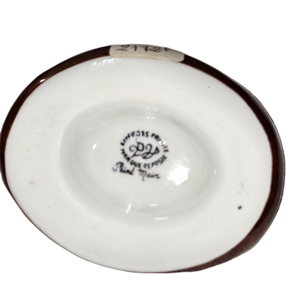 Cowboy Sheriff Hat Collectible Porcelain Limoges united states hat professional French Trinket Box