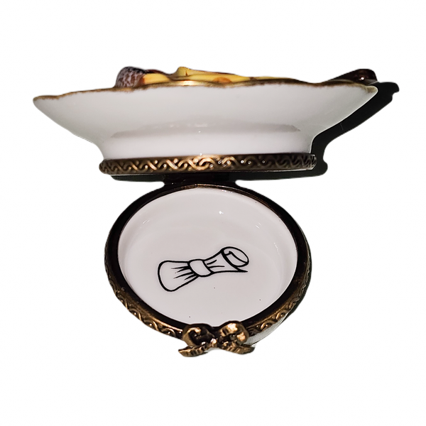 Cheese Lover's Limoges Treasure Porcelain Limoges food French Trinket Box