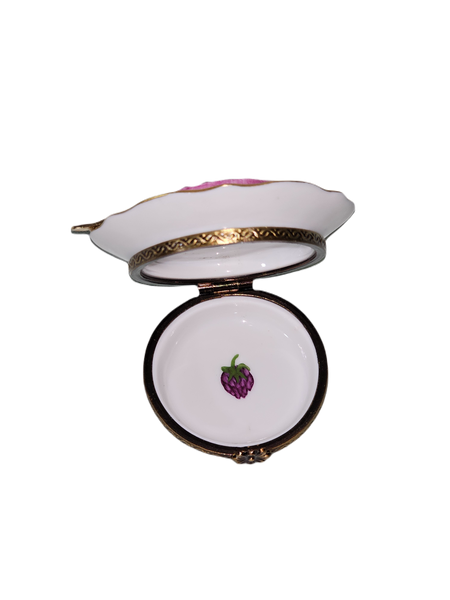 Cherry Cheesecake Limoges Box Porcelain Limoges Dessert French Trinket Box