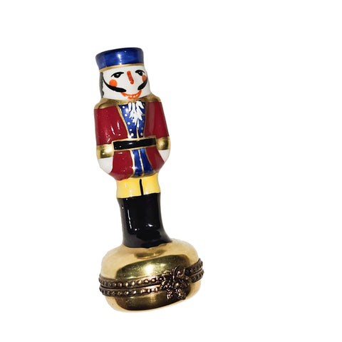 Nutcracker Celebration Limoges Box Porcelain Limoges nutcracker French Trinket Box