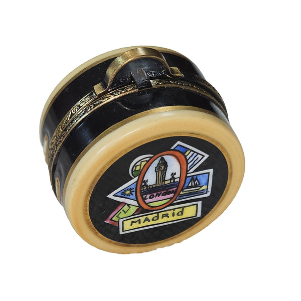 Travel Memories Limoges Box Porcelain Limoges Bag purse fashion French Trinket Box