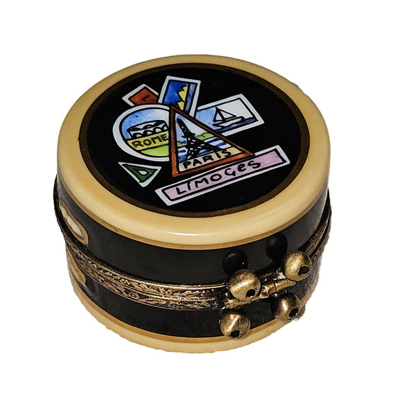 Travel Memories Limoges Box Porcelain Limoges Bag purse fashion French Trinket Box