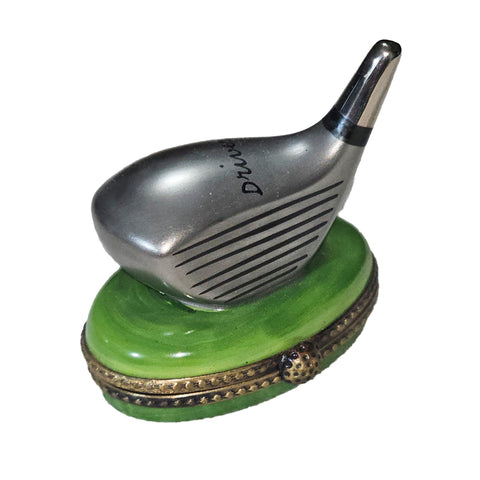 Golf Club Driver Limoges Box Porcelain Limoges sports French Trinket Box
