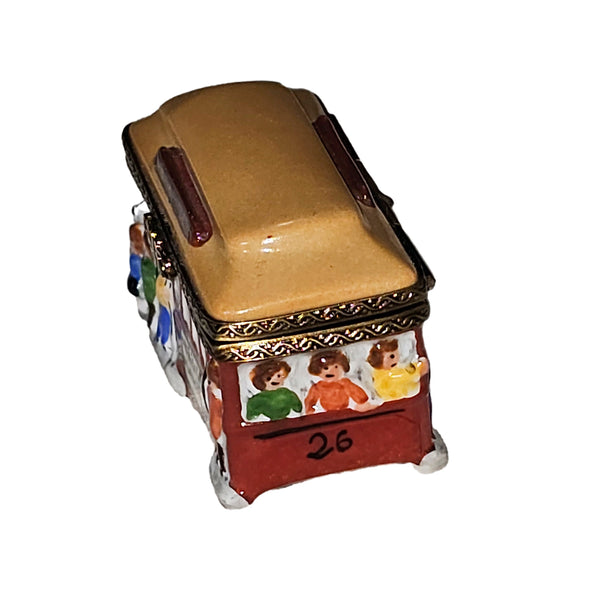 San Francisco Cable Car Delight Porcelain Limoges travel united French Trinket Box