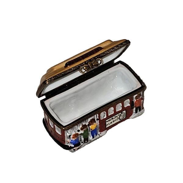 San Francisco Cable Car Delight Porcelain Limoges travel united French Trinket Box