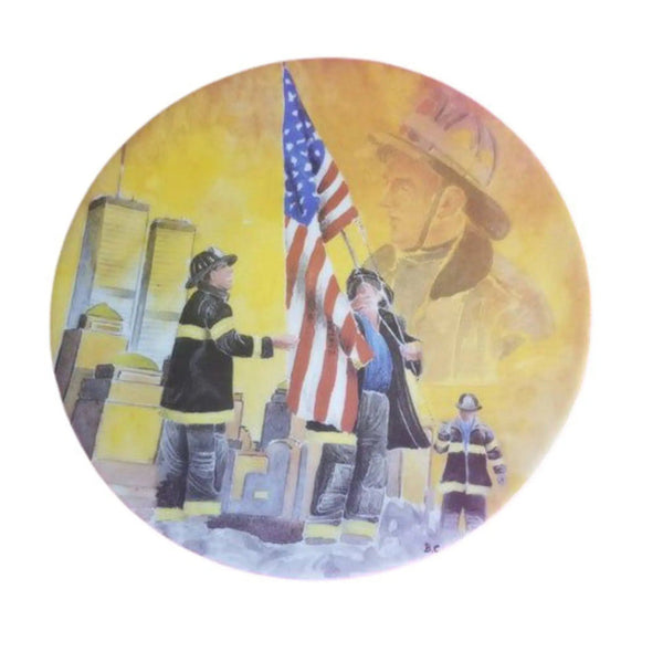 9/11 Firefighter Tribute Limoges Box Porcelain Limoges monuments new york Limoges united French Trinket Box