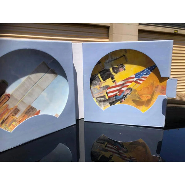 9/11 Firefighter Tribute Limoges Box Porcelain Limoges monuments new york Limoges united French Trinket Box