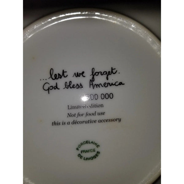 9/11 Firefighter Tribute Limoges Box Porcelain Limoges monuments new york Limoges united French Trinket Box