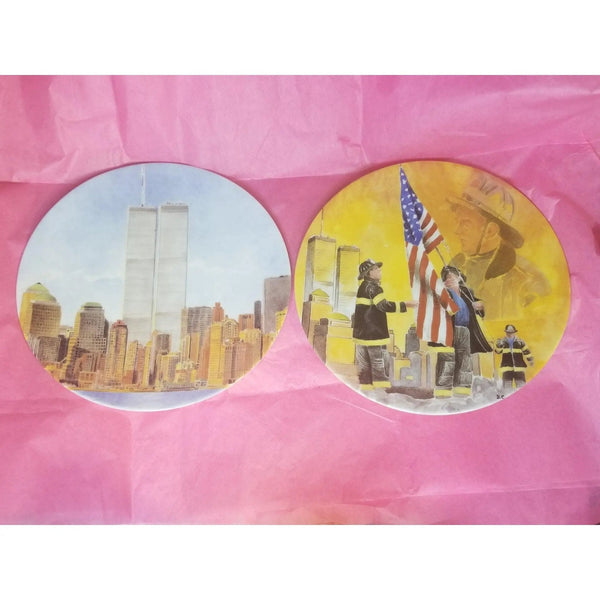 9/11 Firefighter Tribute Limoges Box Porcelain Limoges monuments new york Limoges united French Trinket Box