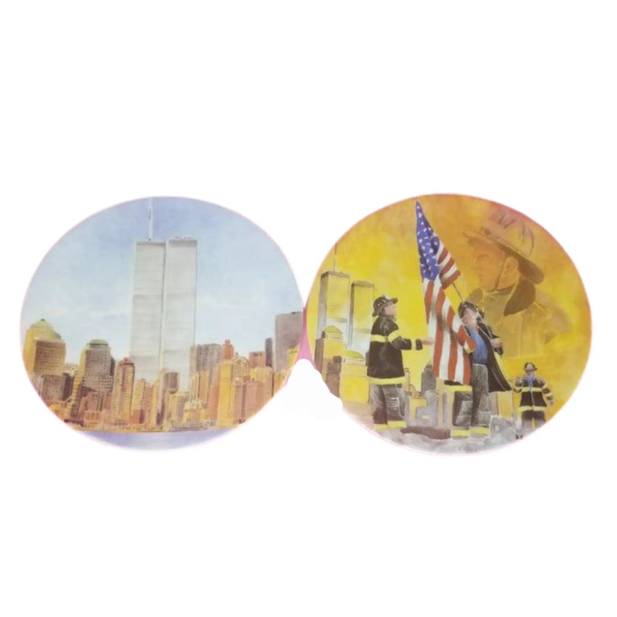 9/11 Firefighter Tribute Limoges Box Porcelain Limoges monuments new york Limoges united French Trinket Box