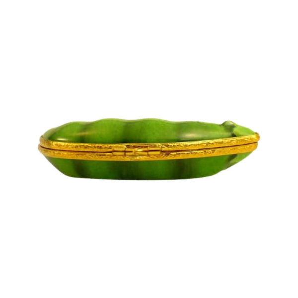 A Pea In A Pod Porcelain Limoges Vegetables Fruit French Trinket Box