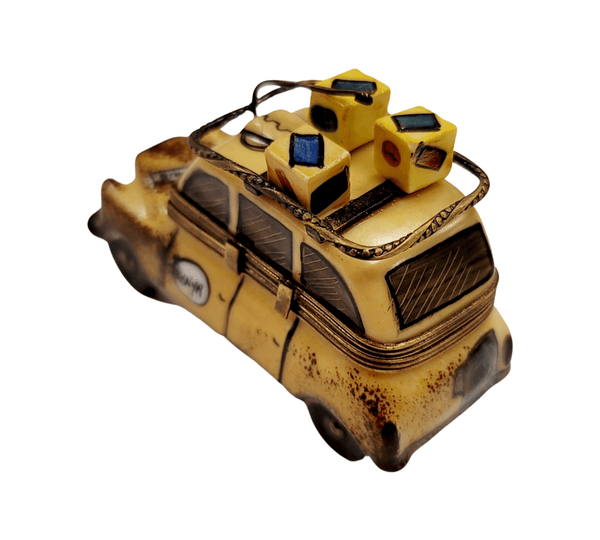 Africa Safari Adventure Vehicle Porcelain Limoges vehicle French Trinket Box